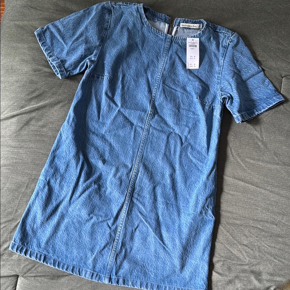 A b e r c r o m b i e  &  F i t c h • Denim tee shift mini dress - Picture 3 of 9